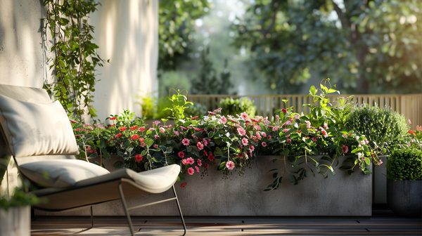 Aménagez votre espace avec une jardinière extérieure élégante