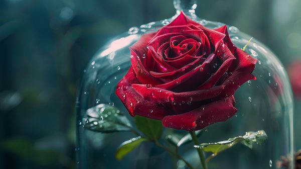 Rose éternelle sous cloche : un choix pour exprimer votre amour