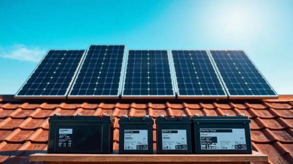 Top options de batteries de stockage pour panneaux solaires